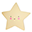 Little LED Light, Star - Yellow
