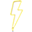LED Neon Light, Bolt - Yellow LED Neon Light, Bolt - Yellow