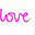 LED Neon Light, Love - Pink LED Neon Light, Love - Pink