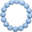 Bracelets/Teething Ring - Kew Soft Blue - 100% Food Grade Silicone - Fast and Easy to Clean!