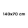 Mattress Waterproof Protection 140x70 cm - White