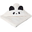 Augusta Hooded Towel, Panda - Creme de la Creme