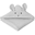Augusta Hooded Towel, Rabbit - Dumbo Grey Augusta Hooded Towel, Rabbit - Dumbo Grey