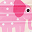 Montessori Front Facing Book Rack - Pink Elephant Montessori Front Facing Book Rack - Pink Elephant