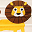 Montessori Front Facing Book Rack - Yellow Lion Montessori Front Facing Book Rack - Yellow Lion