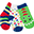 Grip+Easy Antislip Socks 3 Pack - Devin the Dinosaur Grip+Easy Antislip Socks 3 Pack - Devin the Dinosaur