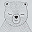 Bedding Set Duvet Cover and Pillowcase Wild Animals, Grey - 140x200 cm - 100% cotton