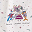 Baby Placemat - Venice Collection, Cobalt/Mask - 100% cotton Baby Placemat - Venice Collection, Cobalt/Mask - 100% cotton
