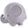 3-in-1 Rattle, Teether, Bath Toy - Elephant, My First Zoo - 100% Natural Rubber 3-in-1 Rattle, Teether, Bath Toy - Elephant, My First Zoo - 100% Natural Rubber