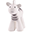 3-in-1 Rattle, Teether, Bath Toy - Zebra, My First Zoo - 100% Natural Rubber