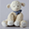 Puppet Lamb Lucas, Blue - Natural Rubber and Organic Cotton Puppet Lamb Lucas, Blue - Natural Rubber and Organic Cotton