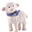 Lamb Lucas, Blue - Natural Rubber and Organic Cotton