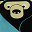 Lunch Bento Box, 3 Compartments - Bear Teal