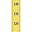 Kids Grow Chart Removable Sticker, Yellow - From 20 up to 150 cm Kids Grow Chart Removable Sticker, Yellow - From 20 up to 150 cm