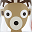 Water Bottle with Spout - Deer - 350 ml - BPA e phthalate free