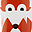 Water Bottle with Spout - Fox - 350 ml - BPA e phthalate free Water Bottle with Spout - Fox - 350 ml - BPA e phthalate free
