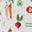 Set of 2 Bandana Bibs, Farmers Market - 3 Layers of 100 % Cotton Muslin Set of 2 Bandana Bibs, Farmers Market - 3 Layers of 100 % Cotton Muslin