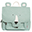Satchel, Mr Polar Bear - Cotton (29x10x25cm) Satchel, Mr Polar Bear - Cotton (29x10x25cm)
