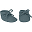 Yoghi Baby Slippers, Ice Blue - 100% organic cotton Yoghi Baby Slippers, Ice Blue - 100% organic cotton