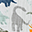Muslin Changing Pad Cover - Dino Friends - 100% Cotton Muslin Muslin Changing Pad Cover - Dino Friends - 100% Cotton Muslin