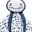 Doudou Comforter Lovie - Blue Yeti - 100% Cotton Muslin
