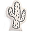 Canvas Cushion Cactus - 28 x 10 x 38 cm Canvas Cushion Cactus - 28 x 10 x 38 cm