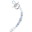 Universal Dummy Clip - Geo Blue/Grey - 100% Food Grade Silicone and Breakaway Clasp!