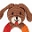Wooden Teether Rattle - Dog Boy - Fair Trade Wooden Teether Rattle - Dog Boy - Fair Trade