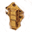 Convertible Montessori Learning Tower Step'n'Sit, Brown with Golden Clasp Locks Convertible Montessori Learning Tower Step'n'Sit, Brown with Golden Clasp Locks