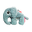 Cuddle Cute Soft Toy Elphee, Blue - 21x18 cm Cuddle Cute Soft Toy Elphee, Blue - 21x18 cm