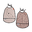 2-Pack Waterproof Bib with Pocket Elphee, Powder Tones 2-Pack Waterproof Bib with Pocket Elphee, Powder Tones