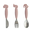 Yummyplus Easy Grip Cutlery Set, Powder - Stainless steel