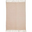 Polka Dots Rug with Fringes, Powder/Gold - 90x120 cm - 100% cotton