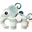 MultiActivity Baby Toy with Teething Ring Elphee, Blue - Suitable from Birth MultiActivity Baby Toy with Teething Ring Elphee, Blue - Suitable from Birth