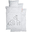 Bedding Set Duvet Cover and Pillowcase Dreamy Dots, White - Junior 100 x 140 cm - 100% cotton