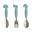 Yummyplus Easy Grip Cutlery Set, Blue - Stainless steel Yummyplus Easy Grip Cutlery Set, Blue - Stainless steel