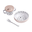 First Meal Dinner Set Happy Dots, Powder - Includes bowl, spoon and spout cup
