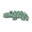 Cuddle Cute Soft Toy Croco, Green - 27x17 cm