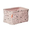 Reversible Soft Storage Basket with Handles, Powder - Cotton