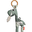 Hanging Toy Raffi, Tiny Tropics - Cotton Hanging Toy Raffi, Tiny Tropics - Cotton