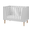 Baby Cot 4in1 with Rails, Grey - 60x120 cm Baby Cot 4in1 with Rails, Grey - 60x120 cm