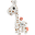 Rattle Raffi, Gold Dots Rattle Raffi, Gold Dots