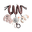 MultiActivity Spiral Baby Toy Powder with Teething Rings - Suitable from Birth