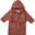 Lily Bathrobe, Cat Dark Rose - 100% Organic Cotton Terry