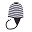 PomPom Hat, Ivory/Navy Stripes (3-4 years) - 100% Alpaca wool PomPom Hat, Ivory/Navy Stripes (3-4 years) - 100% Alpaca wool