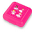 Sandwich Keeper, Pink Wonders - 13 x 14 x 5 cm Sandwich Keeper, Pink Wonders - 13 x 14 x 5 cm