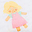 Swaddle Blanket 120 x 120 cm, Lulu - 100% cotton muslin Swaddle Blanket 120 x 120 cm, Lulu - 100% cotton muslin