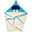 Walrus Hooded Towel - Spa Grade Natural Cotton Terry Towelling inside!