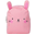 Little Backpack, Bunny, 21 x 26 x 10 cm - Pink Little Backpack, Bunny, 21 x 26 x 10 cm - Pink