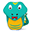 Kids Backpack 1-3 years, Samuel Snake - Eco-friendly and playful! Kids Backpack 1-3 years, Samuel Snake - Eco-friendly and playful!